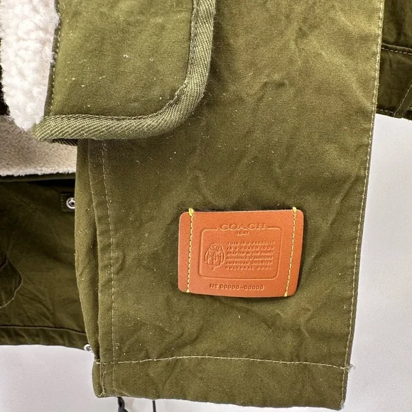 COACH Oversized Military Icon Parka Removable Linen and hoody Size 48 $1400